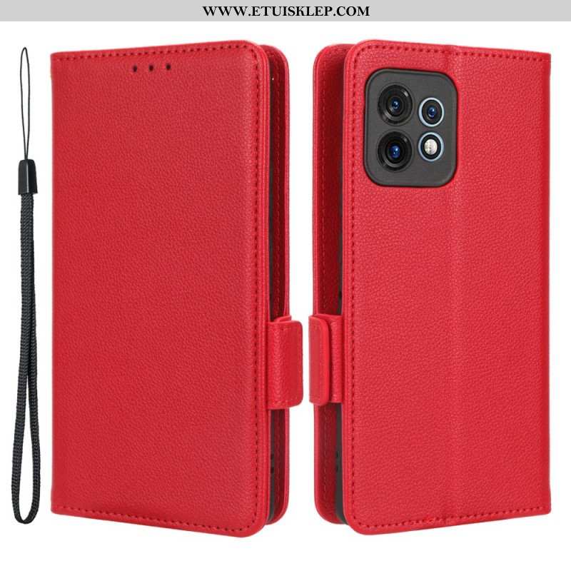Etui Folio do Motorola Edge 40 Pro Podwójne Zapięcie Finezja